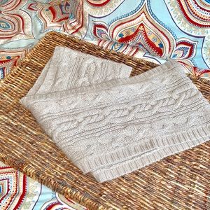 LOFT cable knit infinity scarf